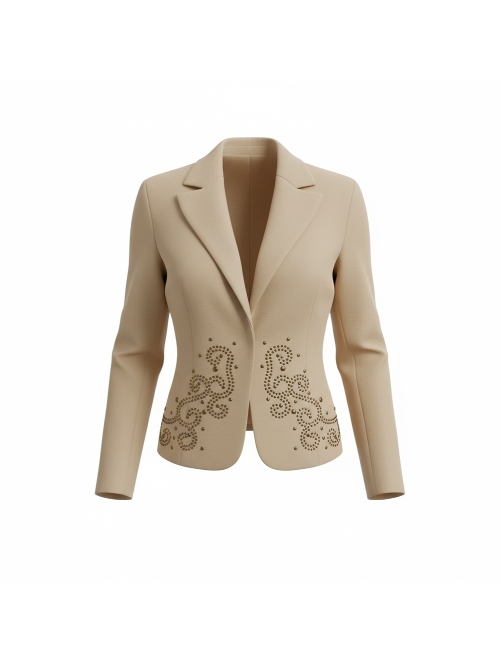 Cache Studded Scrollwork Blazer